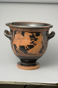 Attic rød figur klokke krater, ca. 440 f.Kr. (terracotta) (se 270384 for detaljer)